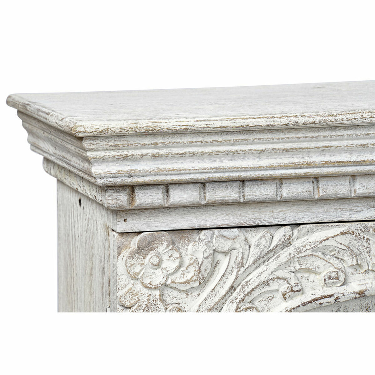 TV-möbler DKD Home Decor 8424001858347 Metall Vit Mangoträ 160 x 40 x 65 cm - 11