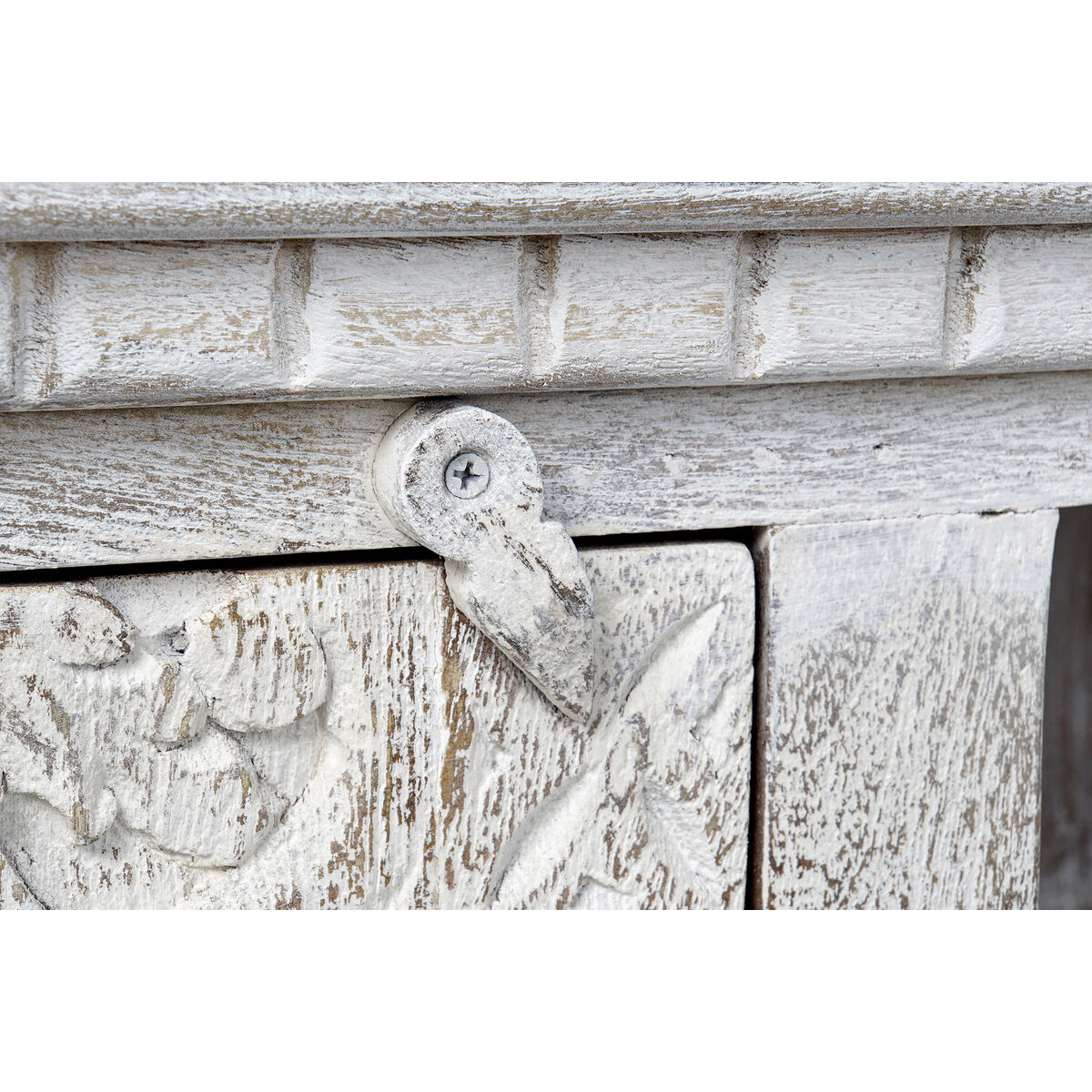 TV-möbler DKD Home Decor 8424001858347 Metall Vit Mangoträ 160 x 40 x 65 cm - 13