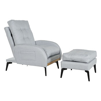 Bäddsoffa Home ESPRIT Metall Scandi 74 x 85 x 90 cm