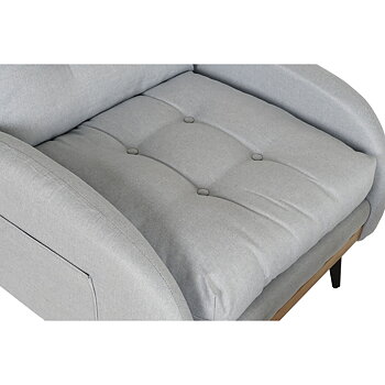 Bäddsoffa Home ESPRIT Metall Scandi 74 x 85 x 90 cm