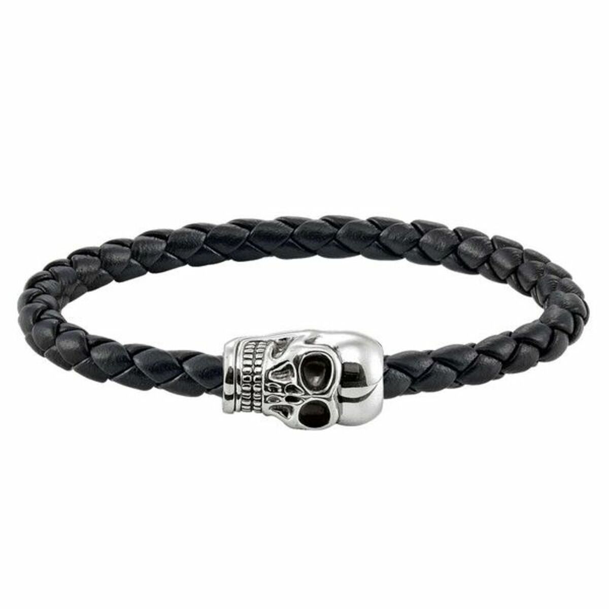 Unisexarmband Thomas Sabo UB0018-823-11 Silvrig Svart 18,5 cm 16,5 cm