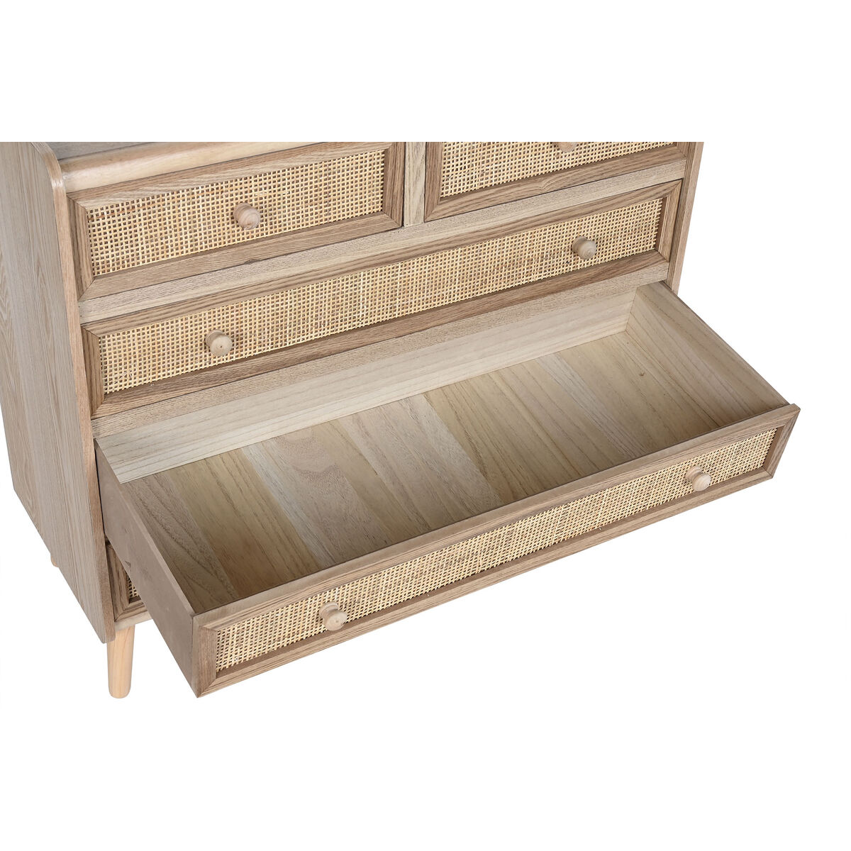 Kommod Home ESPRIT Naturell Paulowniaträ 80 x 35 x 77 cm - 5