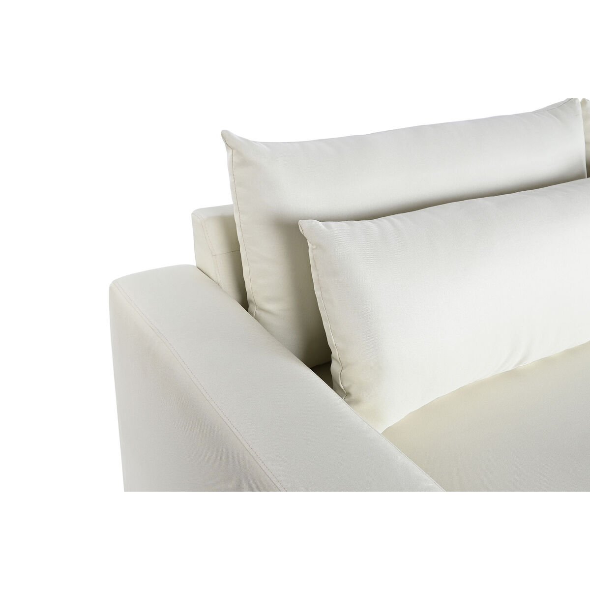 Schäslong DKD Home Decor Beige Kräm Trä Modern 386 x 218 x 88 cm - 4