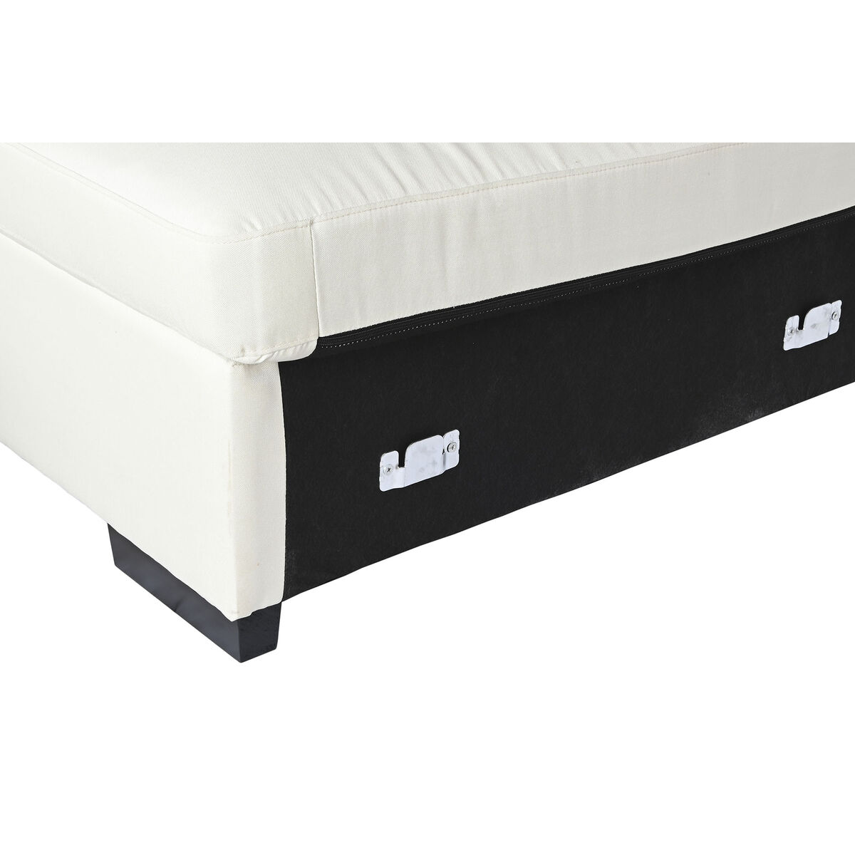 Schäslong DKD Home Decor Beige Kräm Trä Modern 386 x 218 x 88 cm - 6