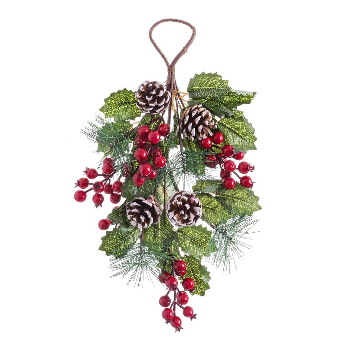 Dörrhängare Jul Röd Grön Naturell Plast 43 cm - 2