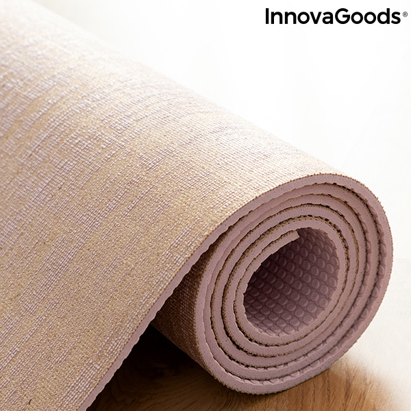 Yogamatta i jute Jumat InnovaGoods - 7