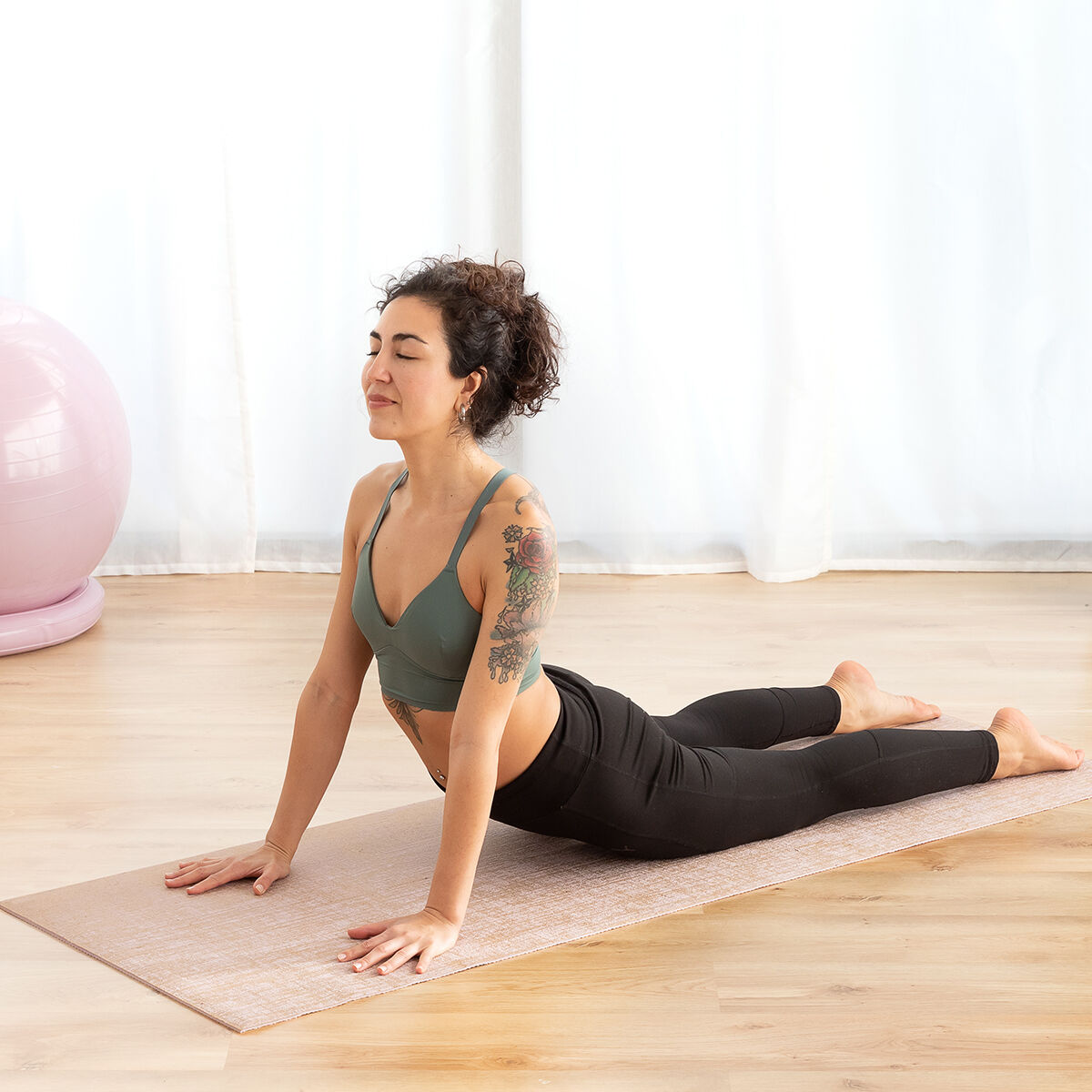 Yogamatta i jute Jumat InnovaGoods - 17