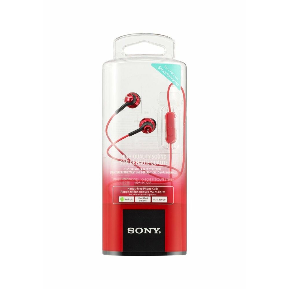 Hörlurar Sony MDREX110APR.CE7 Röd - 2