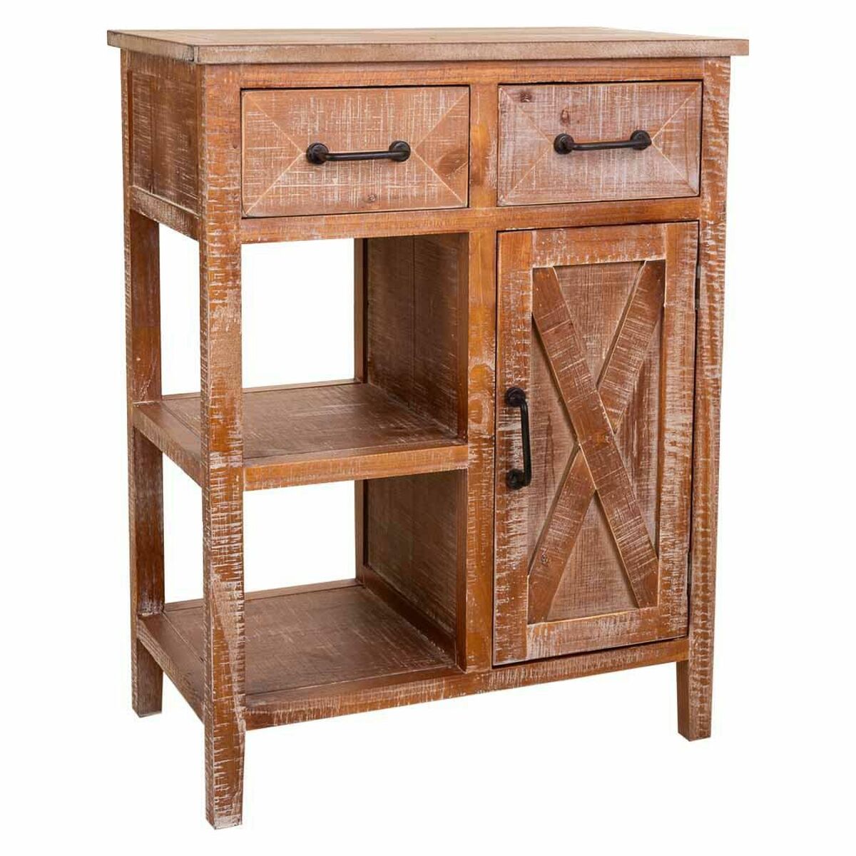 Hallmöbel med lådor Alexandra House Living Brun 82 x 37 x 63 cm