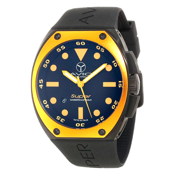Herrklocka Montres de Luxe 09SA-BK-1002 (Ø 48 mm)