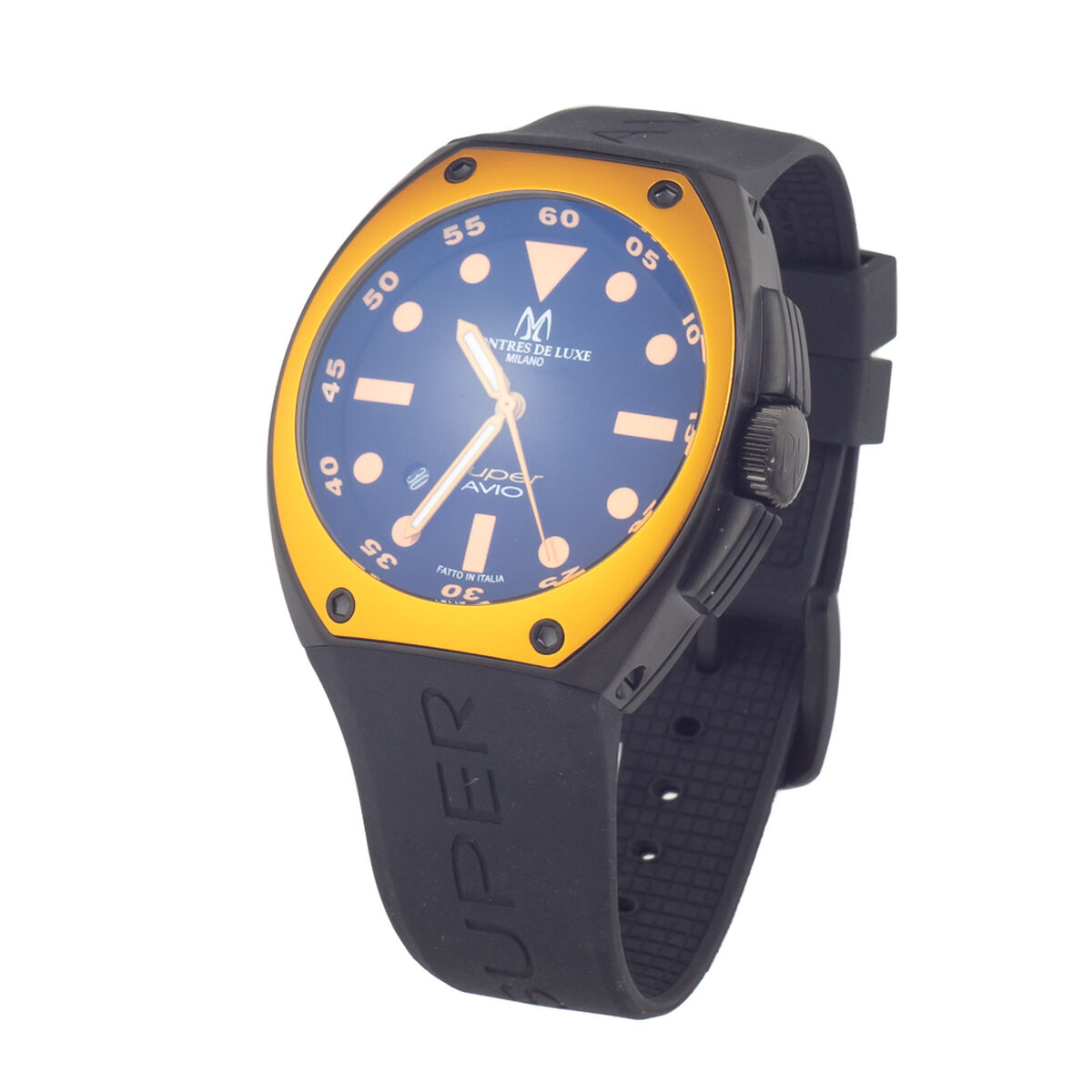Herrklocka Montres de Luxe 09SA-BK-1002 (Ø 48 mm) - 7