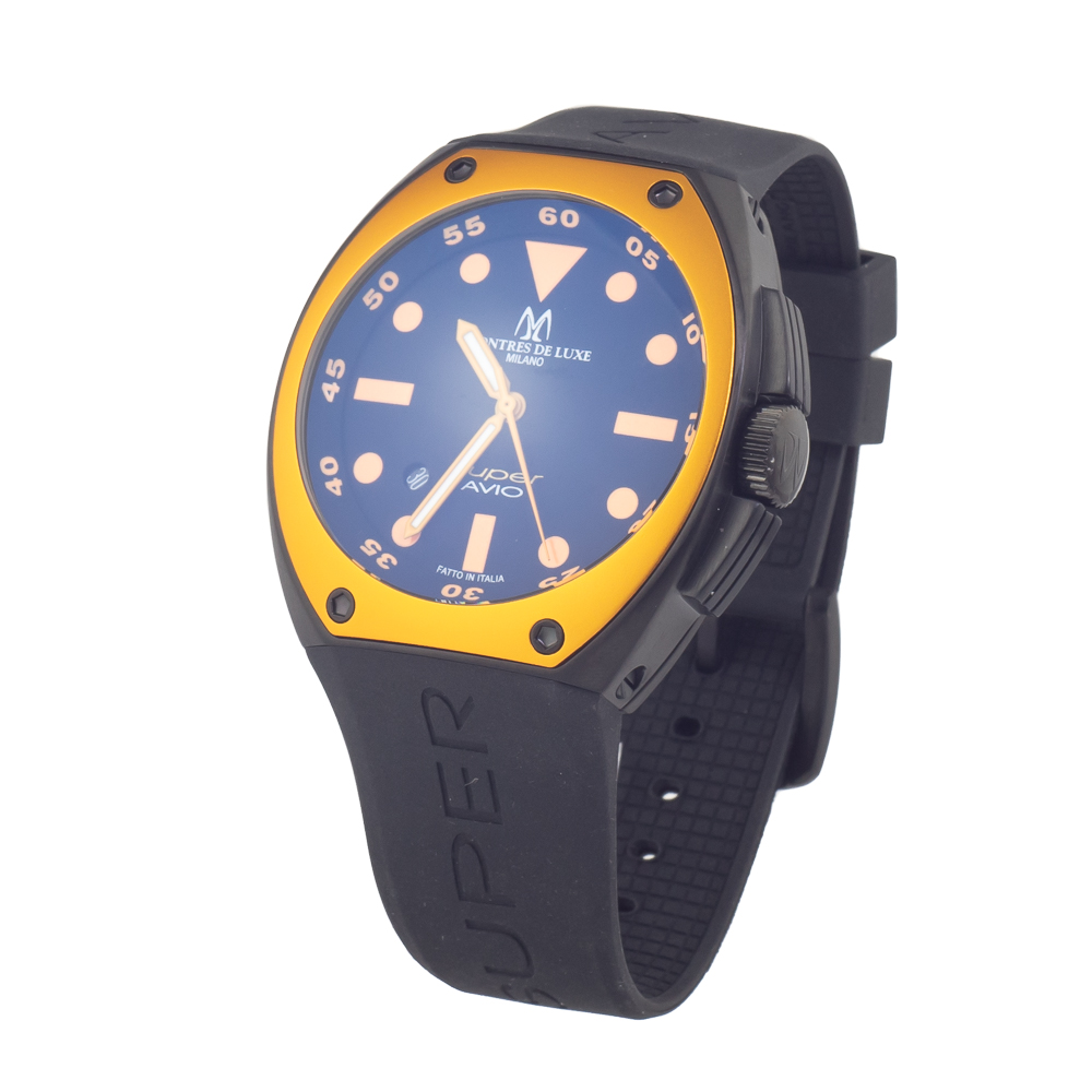 Herrklocka Montres de Luxe 09SA-BK-1002 (Ø 48 mm) - 5