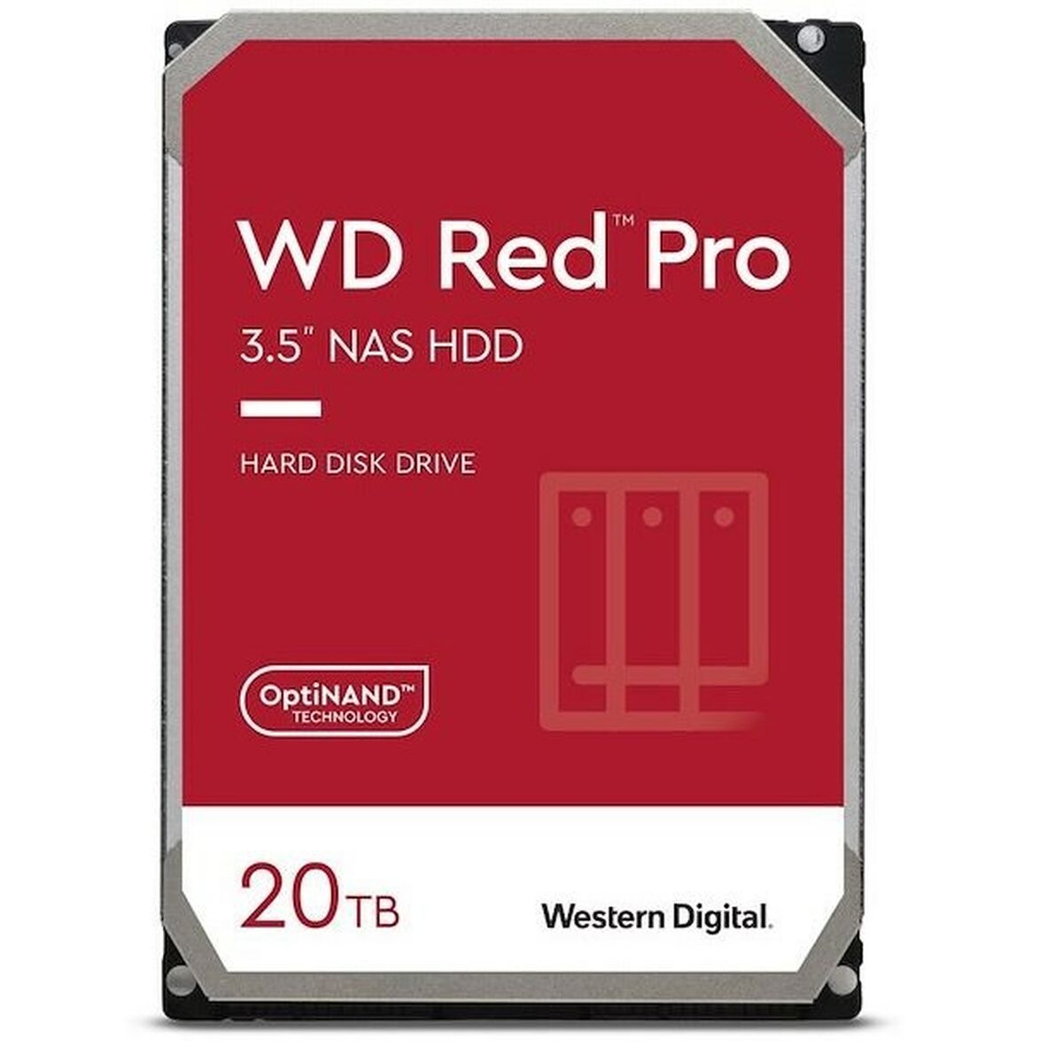 Hårddisk Western Digital Red Pro WD201KFGX 3,5" 20 TB - 3