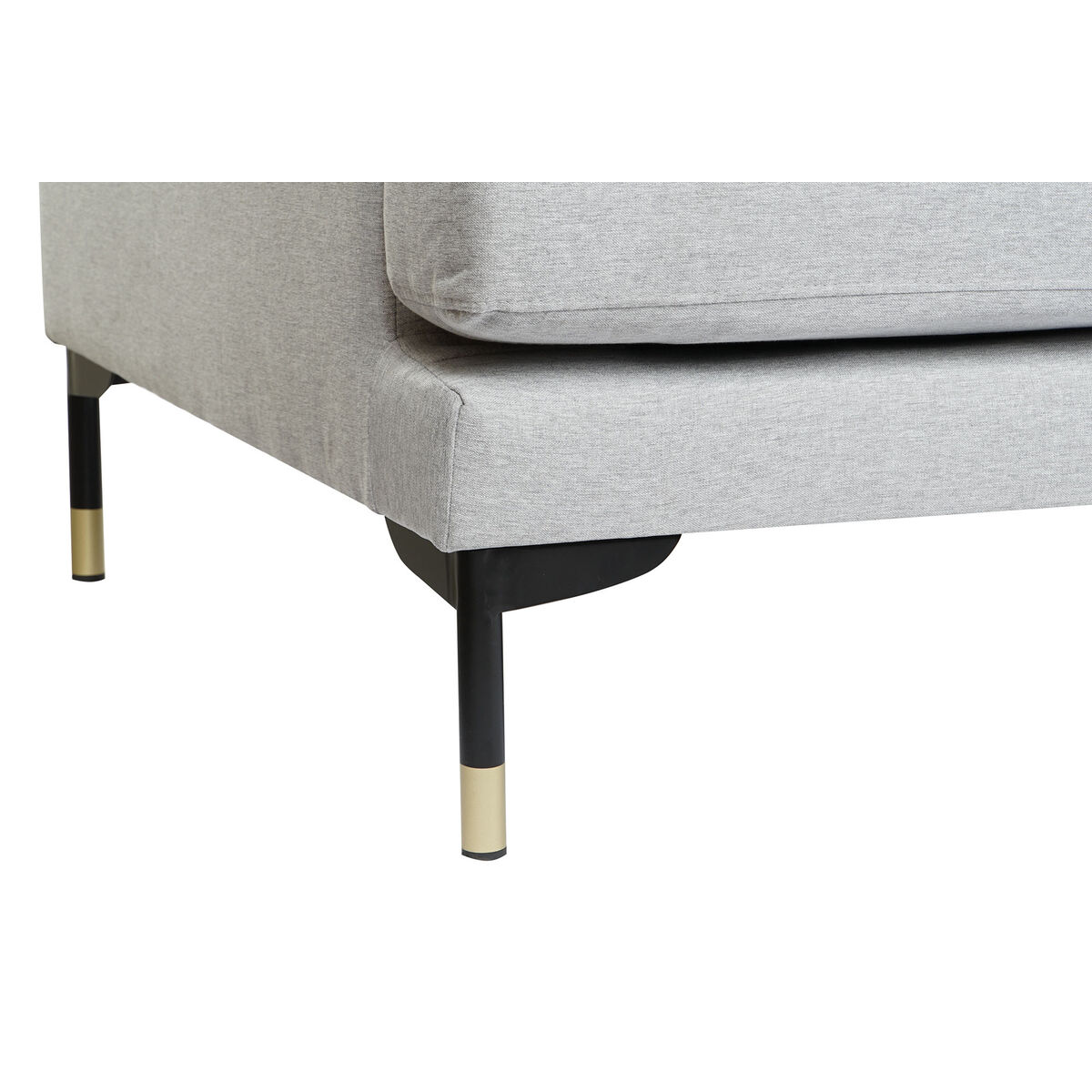 Schäslong DKD Home Decor Ljusgrå Metall 250 x 160 x 85 cm - 5