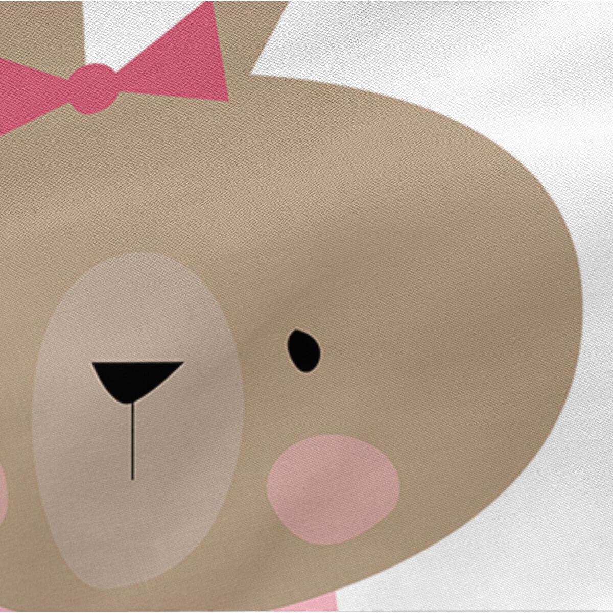 Vadderat täcke HappyFriday Moshi Moshi Rabbit Family Multicolour 105 x 200 cm - 5