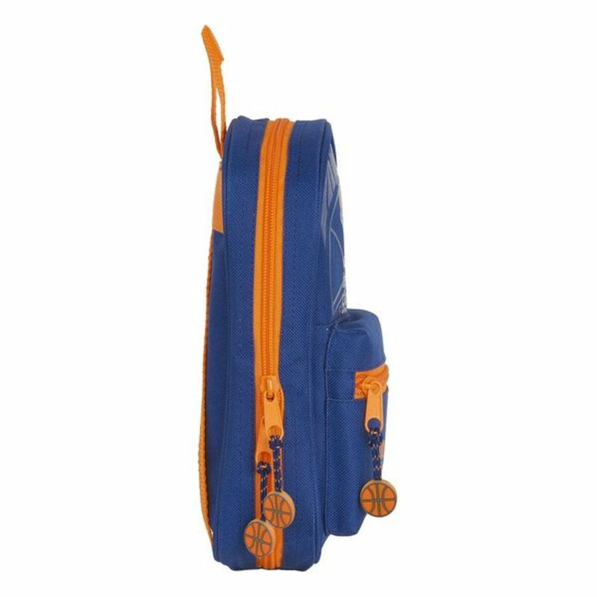Pennfodral Ryggsäck Valencia Basket M747 Blå Orange 12 x 23 x 5 cm (33 Delar) - 17