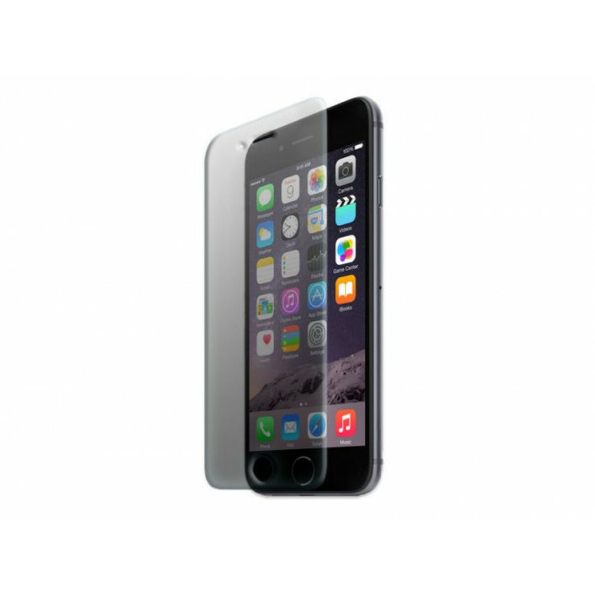 Skärmskydd för Mobiltelefon Unotec 50.0016.00.99 Apple iPhone 6 Plus - 2