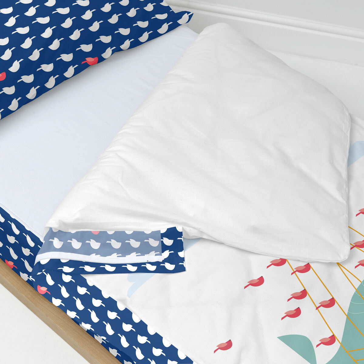 Vadderat täcke HappyFriday Moshi Moshi Whale Multicolour 105 x 200 cm - 3