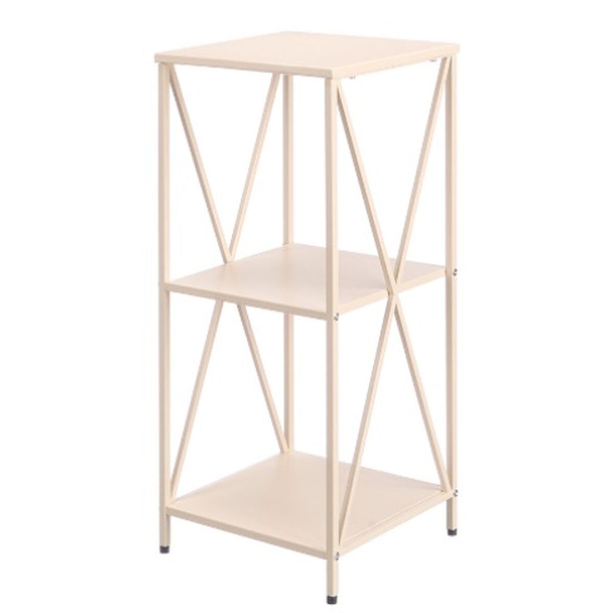 Bokhylla Gift Decor Beige Metall 33 x 33 x 75 cm
