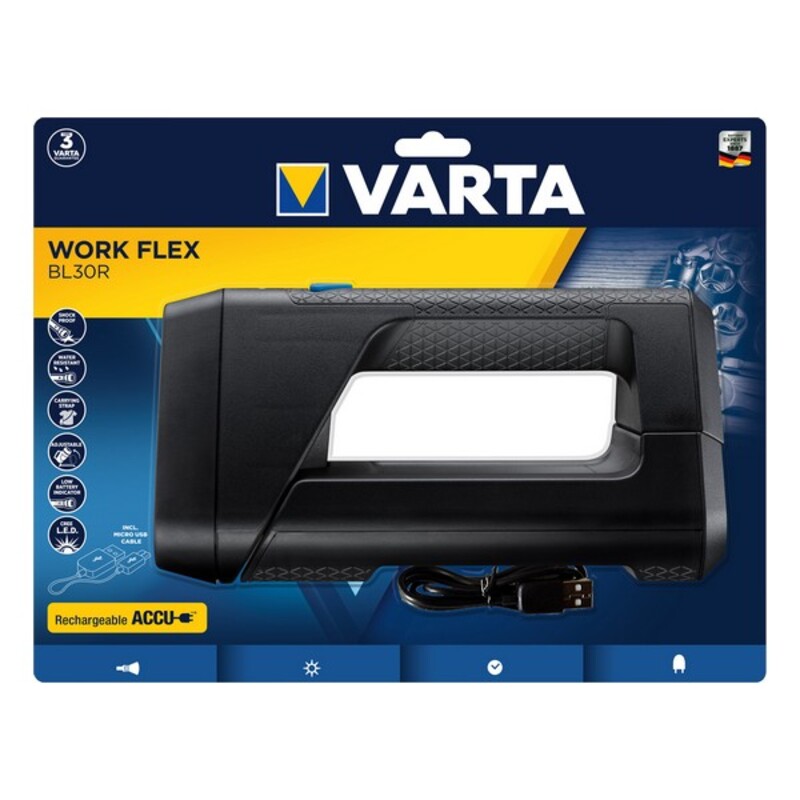 Ficklampa Varta Work Flex Svart 600 lm - 2
