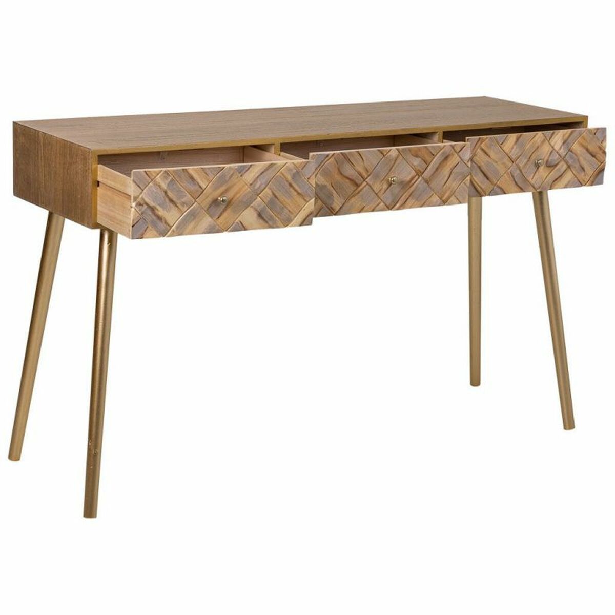 Hallmöbel med lådor Alexandra House Living Brun 41 x 79 x 132 cm - 3