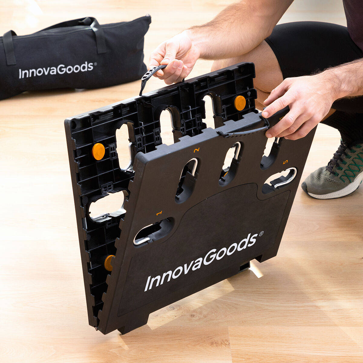 Komplett bärbart träningssystem med träningsguide Gympak Max InnovaGoods - 28