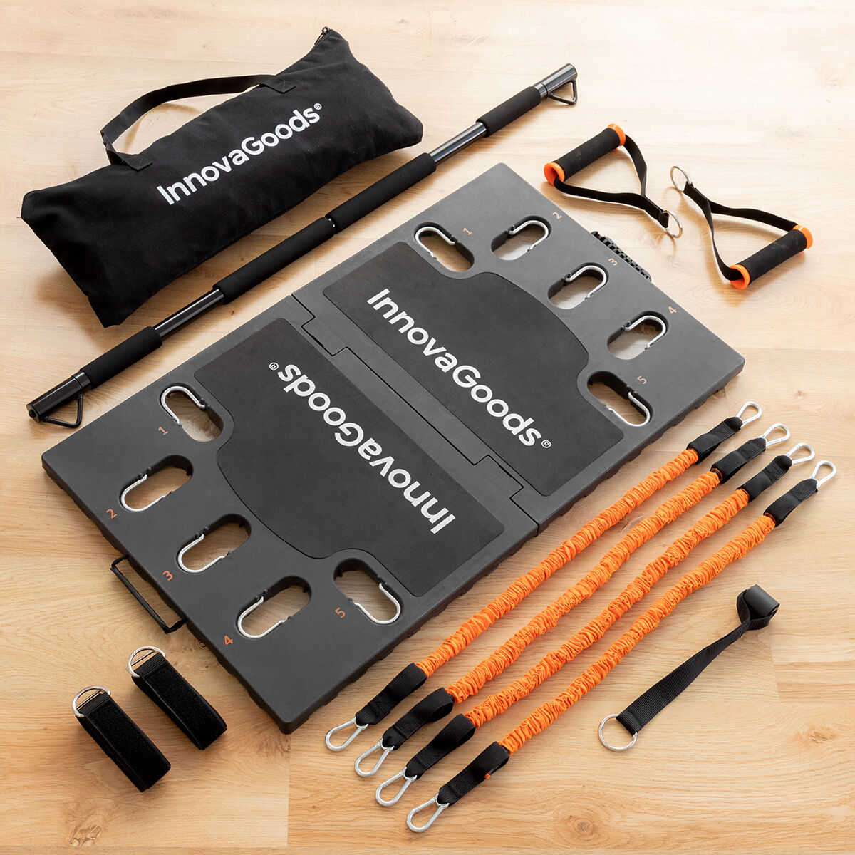 Komplett bärbart träningssystem med träningsguide Gympak Max InnovaGoods - 30