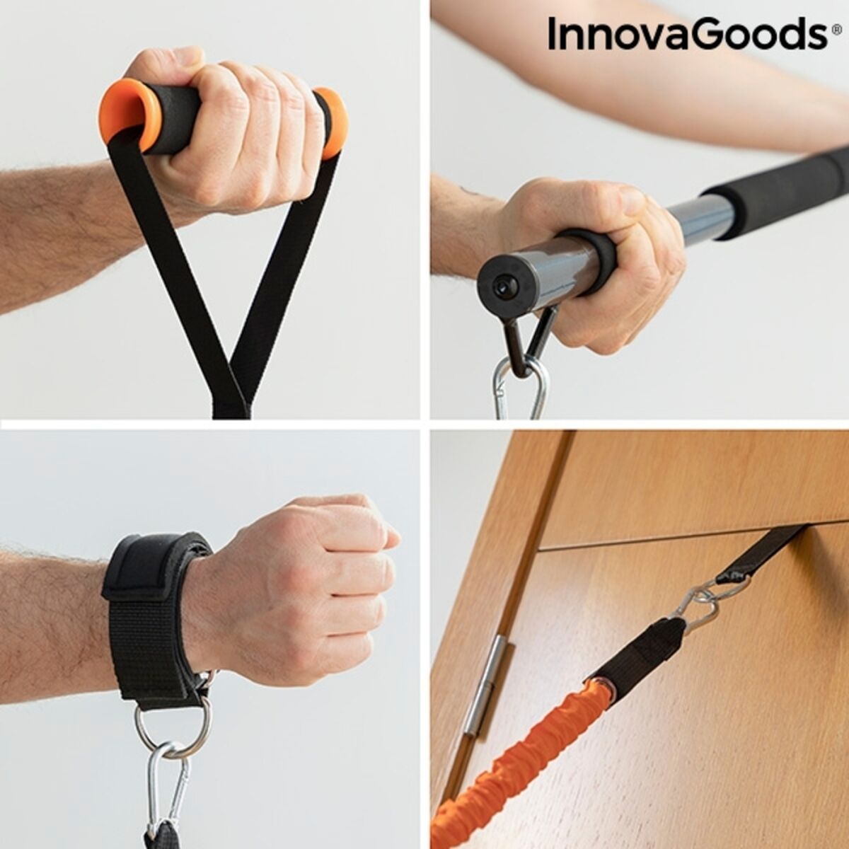 Komplett bärbart träningssystem med träningsguide Gympak Max InnovaGoods - 18