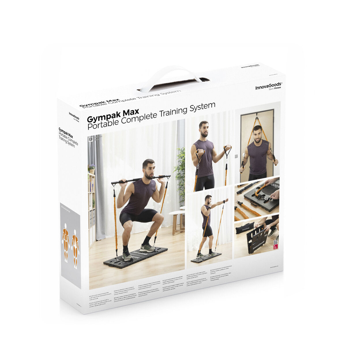 Komplett bärbart träningssystem med träningsguide Gympak Max InnovaGoods - 21