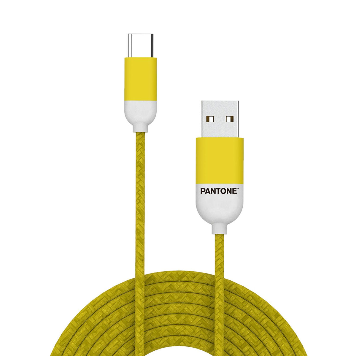 USB-C-kabel till USB Celly PT-TC001-5Y Gul 1,5 m