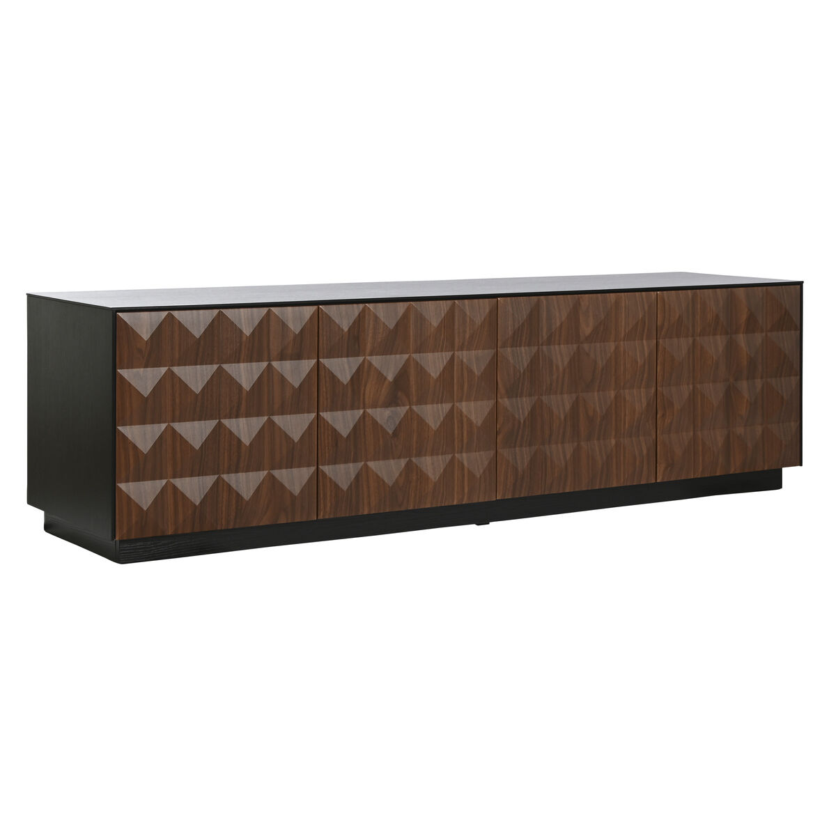 TV-möbler Home ESPRIT Brun Svart 161,2 X 40 X 45,5 cm