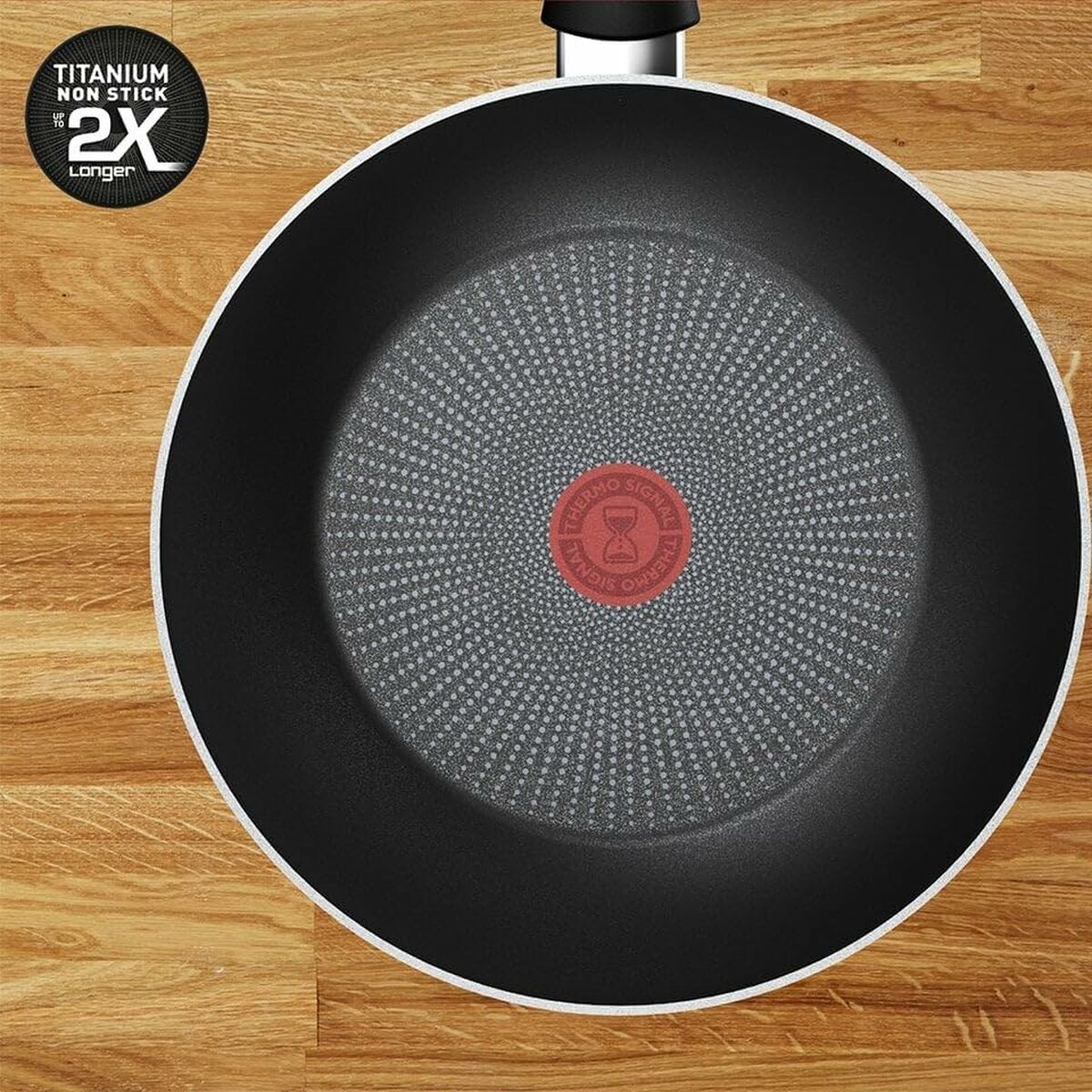 Stekpanna Tefal FORCE BLACK 28C Svart Aluminium Ø 28 cm - 3