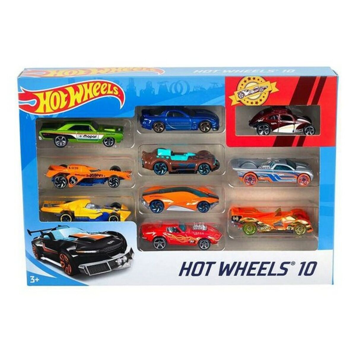 Fordonsspel Hot Wheels Metall (10 Pcs) - 31