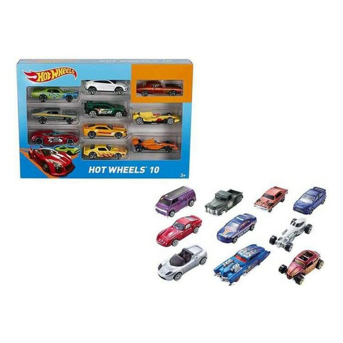 Fordonsspel Hot Wheels Metall (10 Pcs) - 28
