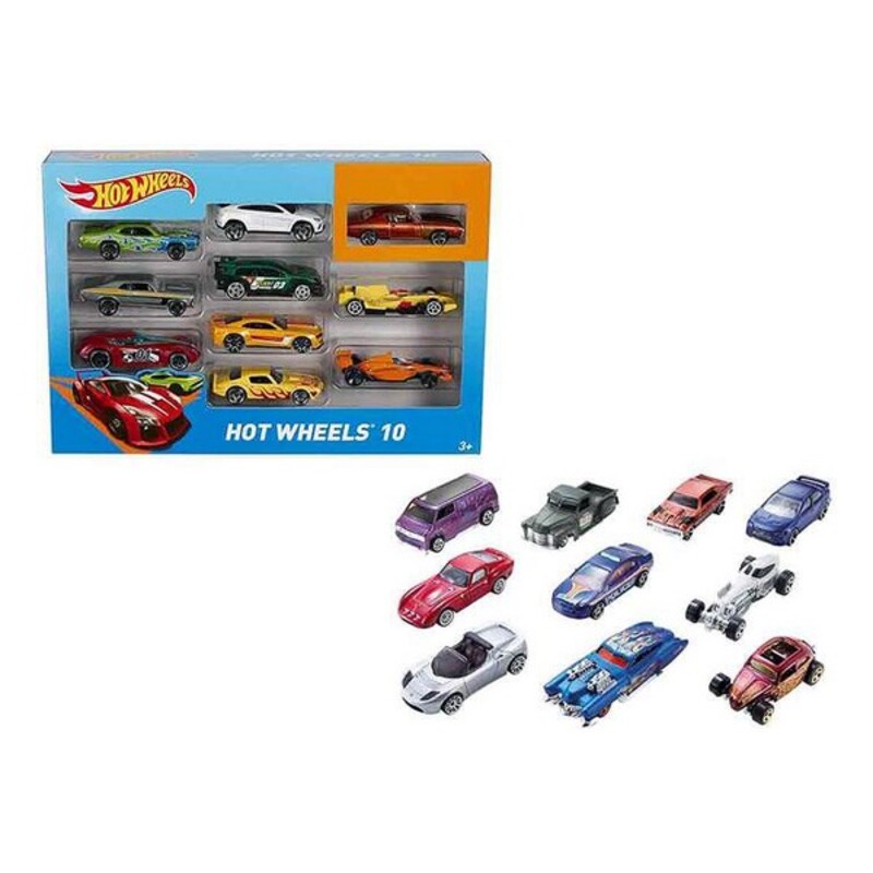 Fordonsspel Hot Wheels Metall (10 Pcs) - 16