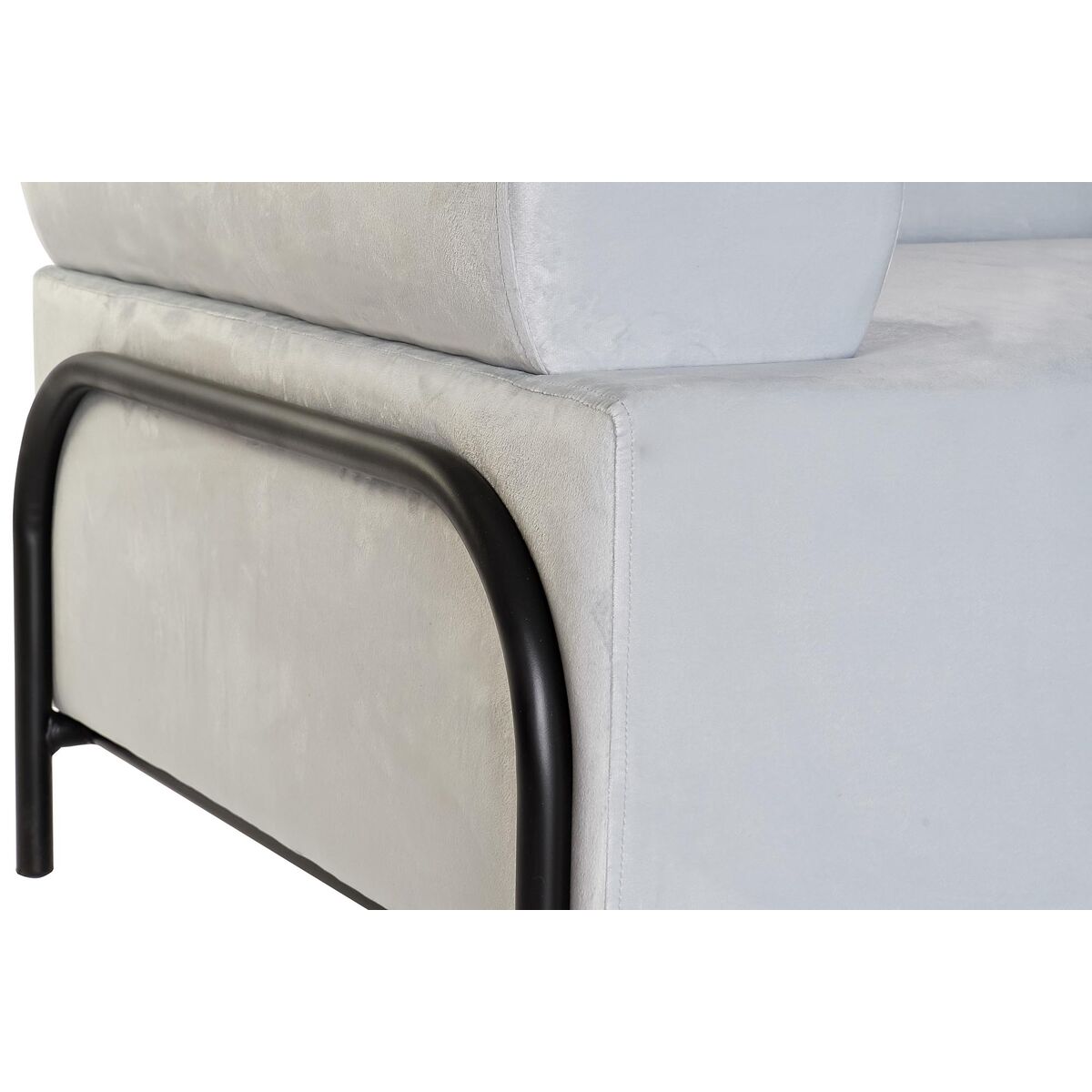 Soffa DKD Home Decor Svart Himmelsblå Sixties 154 x 76 x 76 cm - 4