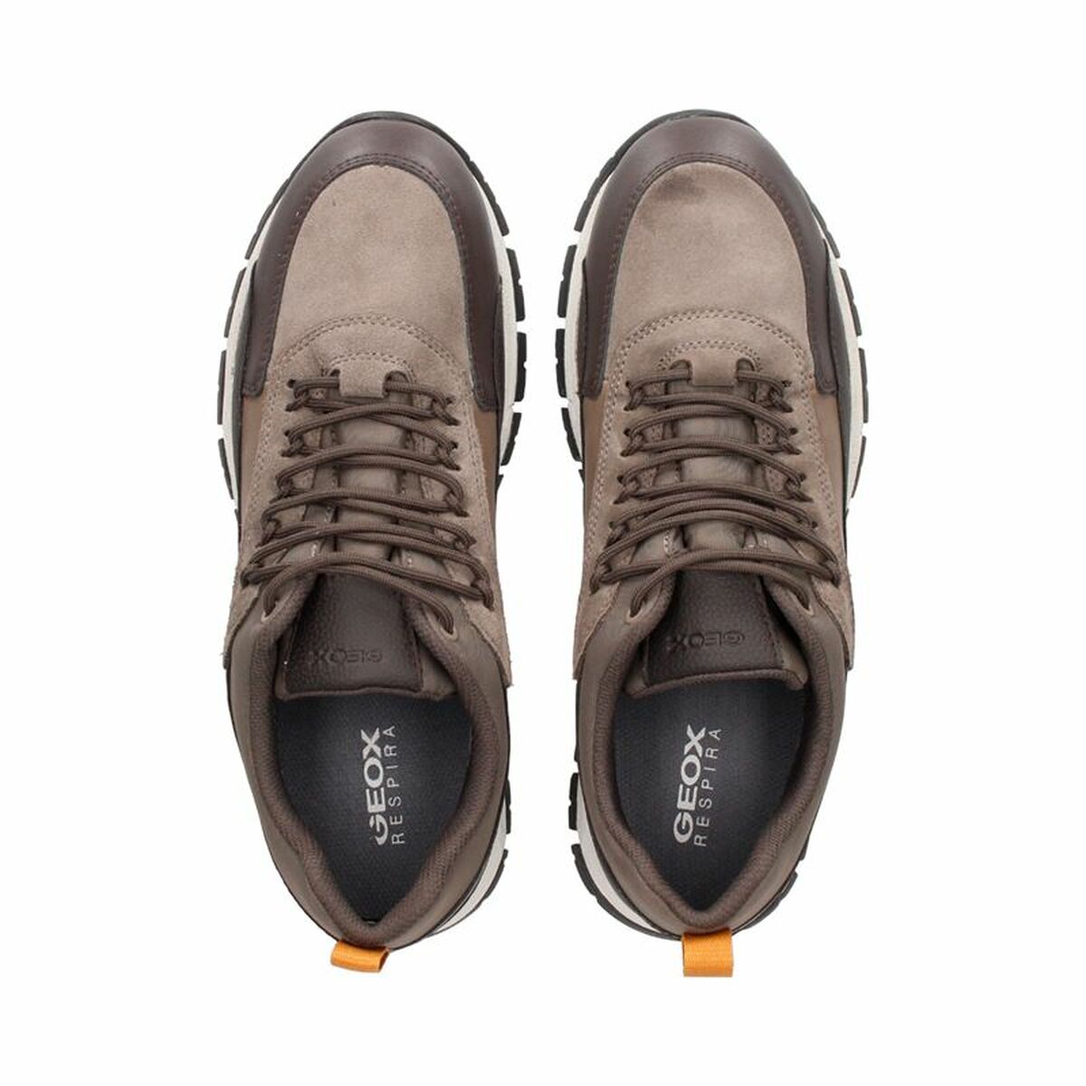 Sportskor Casual Herr Geox Doray Abx Dk Brun - 2