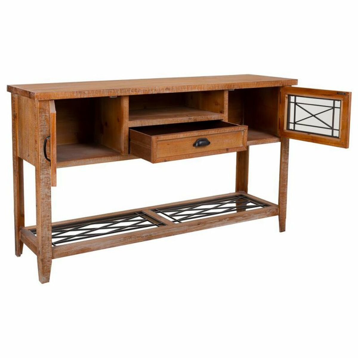 Mottagare Alexandra House Living Brun 36 x 80 x 145 cm - 5