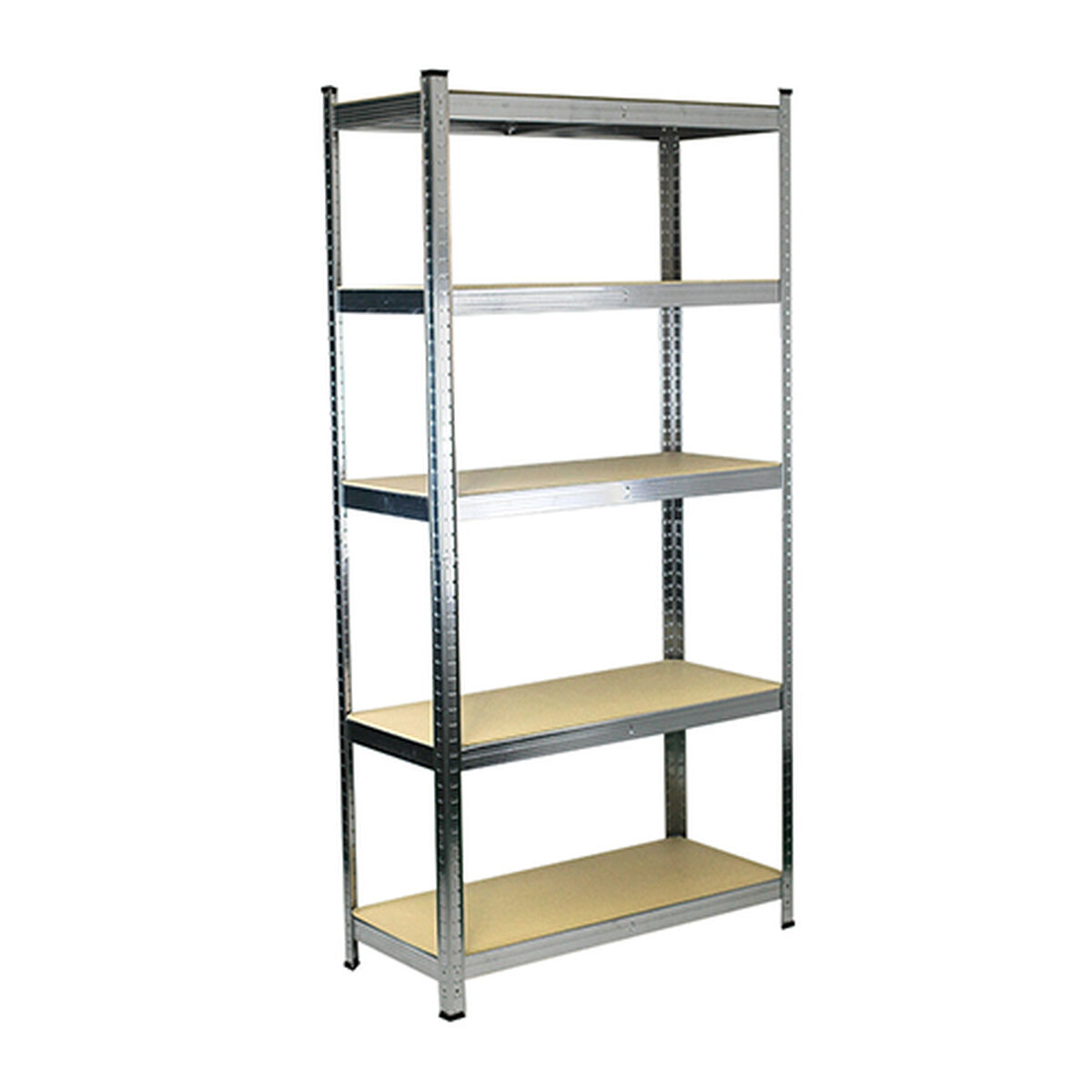Bokhylla Ferrestock 875 Kg 90 x 40 x 180 cm Grå Trä Galvaniserat stål Trä MDF 5 Hyllor