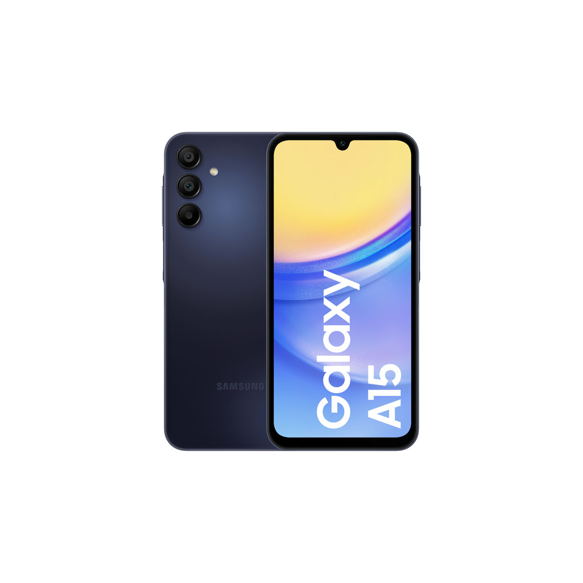 Smartphone Samsung SM-A155FZKDEUB MediaTek Helio G99 4 GB RAM 128 GB Svart Svart/Blå