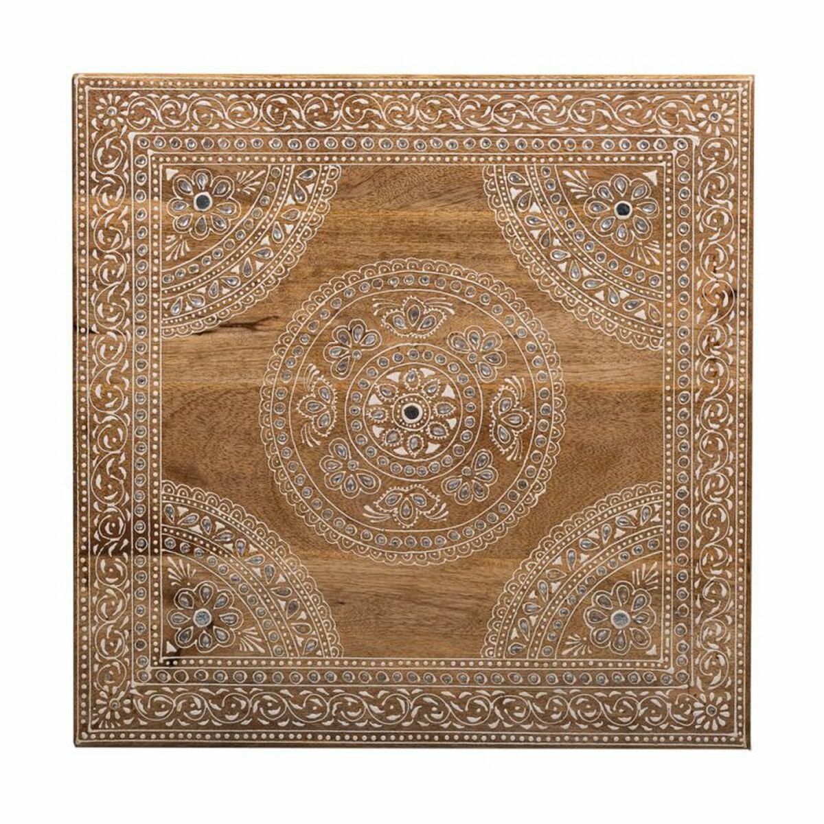 Sidobord Alexandra House Living Vit Naturell 45 x 17 x 45 cm - 4