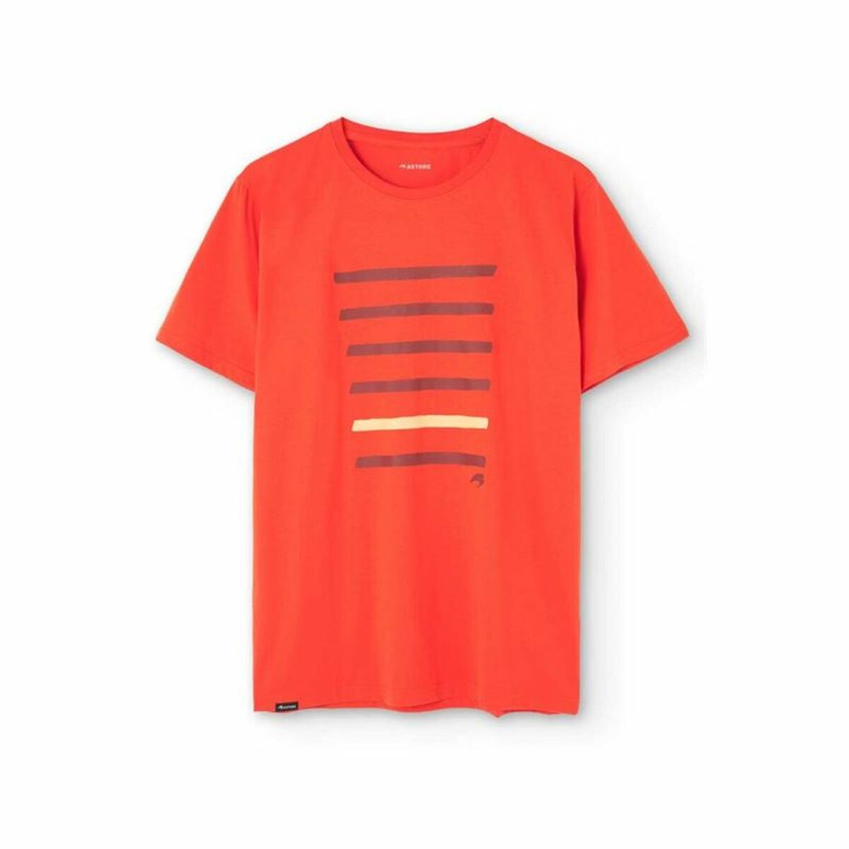 T-shirt med kortärm Herr Astore Maxi Mörk Orange