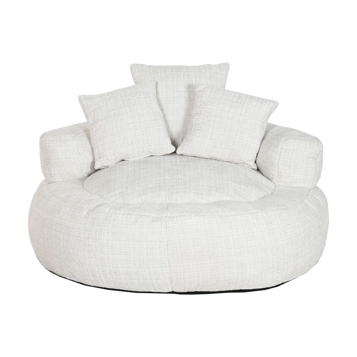 Fåtölj Home ESPRIT Vit 104 x 104 x 50 cm - 3
