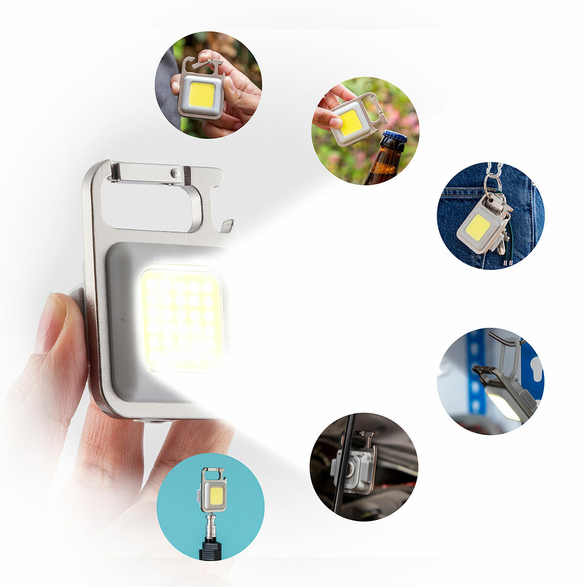 7-i-1 uppladdningsbar och magnetisk minificklampa med LED Micolth InnovaGoods - 6