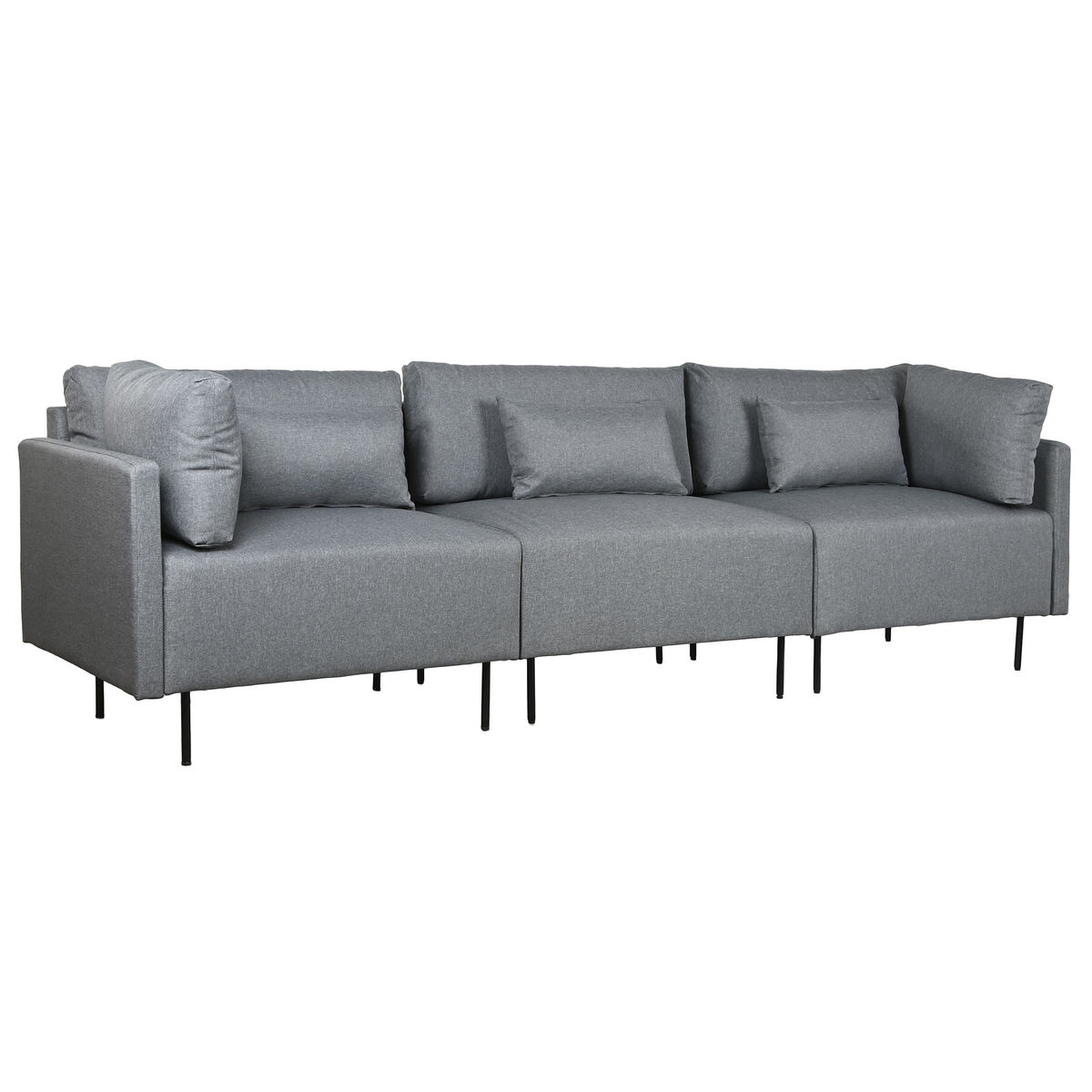 Schäslong DKD Home Decor Grå Metall Modern 276 x 152,5 x 84 cm - 8