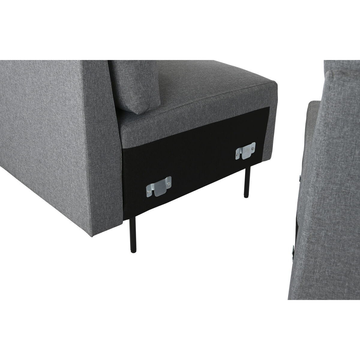 Schäslong DKD Home Decor Grå Metall Modern 276 x 152,5 x 84 cm - 6