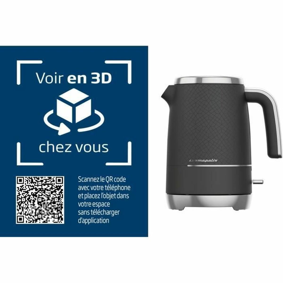 Vattenkokare BEKO WKM8306B Svart Svart matt Plast 3000 W 1,7 L (1 antal)