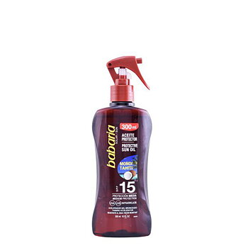 Skyddande olja Monoi Tahiti Babaria Spf 15 300 ml