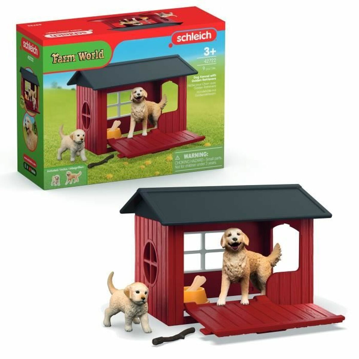 Playset Schleich 42722 9 Delar