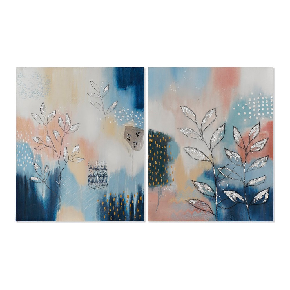 Kanvas DKD Home Decor Branches Furu Kanvas 80 x 4 x 100 cm